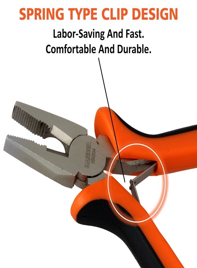 Harden 4.5" Mini Combination Plier - Made of CRV Steel, Non-Slip Handle - 560304 - Image 4